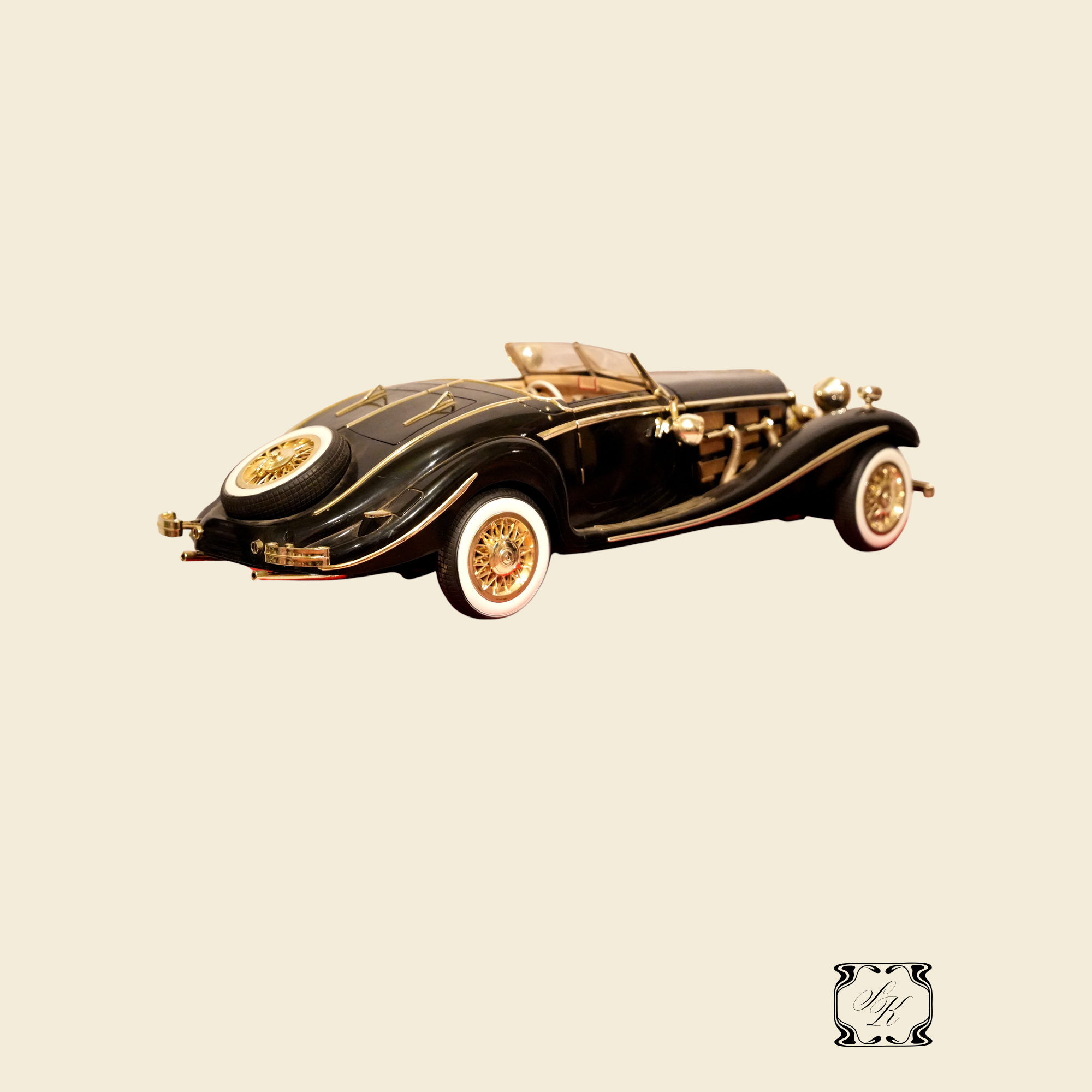 American Vintage Roscoe Decorative Car Model, 20th Century